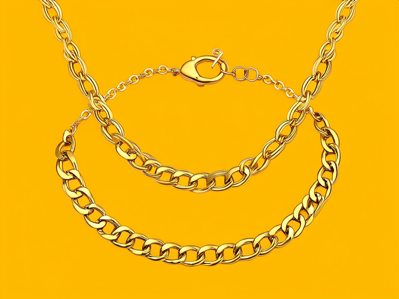 80克黄金项链图片